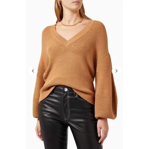 Staud Rye Sweater in‎ Knit - Brown (Size Small)